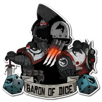 Baron of Dice - Premium Vinyl Stickers - Sharks