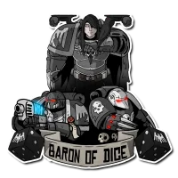 Baron of Dice - Premium Vinyl Stickers - Ravens