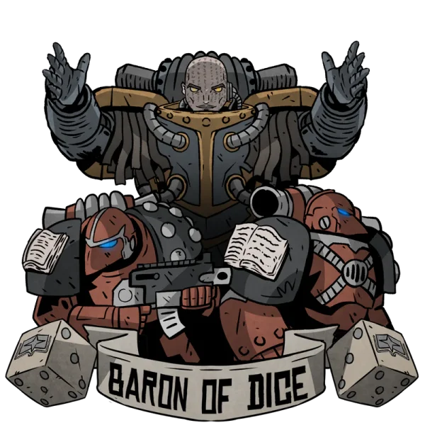 Baron of Dice - Premium Vinyl Stickers - Sermon