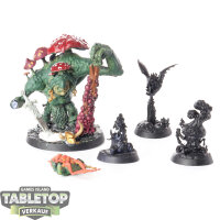Warhammer Underworlds - 4 Mollogs Mob - teilweise bemalt