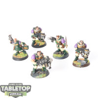 Space Marines - 5 Scouts klassisch - bemalt