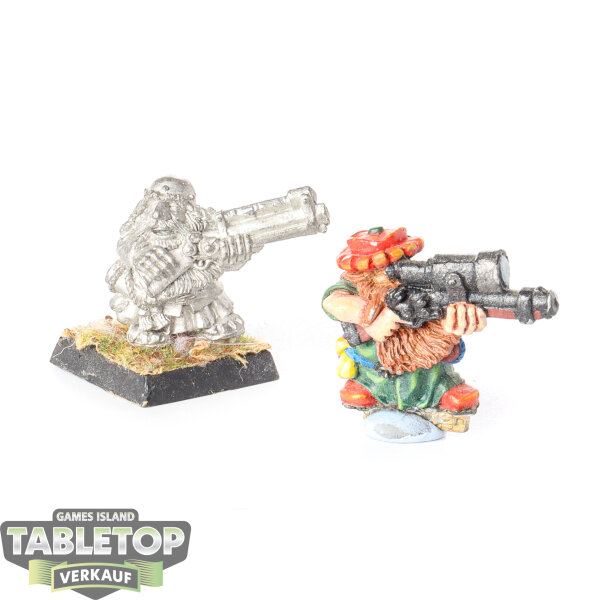 Chaos Dwarfs - Dwarf Thunderers - teilweise bemalt