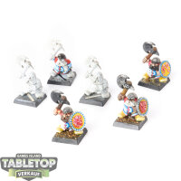 Dwarfen Mountain Holds - 6 Dwarfs Warriors klassisch -...