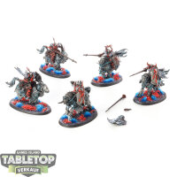 Slaves to Darkness - 5 Chaos Knights - bemalt