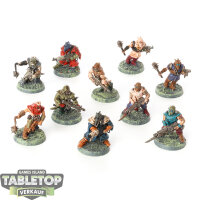 Chaos Space Marines - 10 Chaos Cultists - bemalt