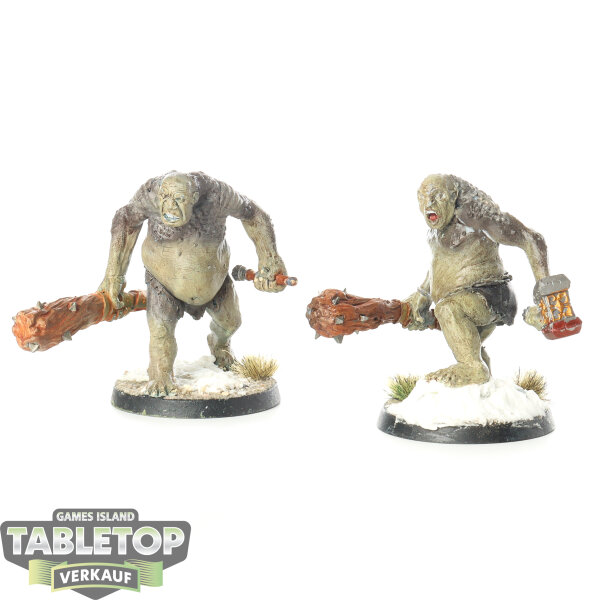 Der Hobbit Figuren - Böse - 2 Gundabad Ogres - bemalt
