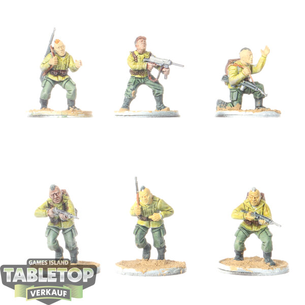 Miniaturen - 6 US Airborne Infantry - bemalt