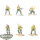 Miniaturen - 6 US Airborne Infantry - bemalt