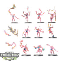 Disciples of Tzeentch - 10x Pink Horrors - bemalt