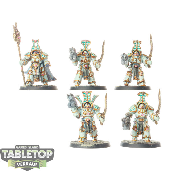 Thousand Sons - 5x Scarab Occult Terminators - bemalt