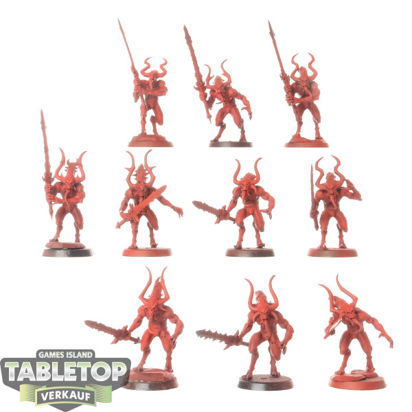 Blades of Khorne - 10x Bloodletters - grundiert