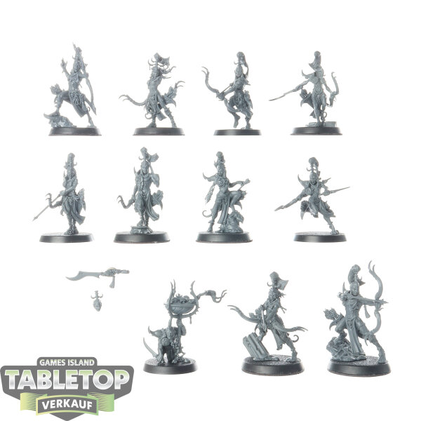 Hedonites of Slaanesh - 10x Blissbarb Archers - unbemalt