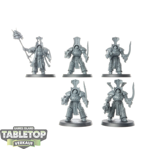 Thousand Sons - 5x Scarab Occult Terminators - unbemalt