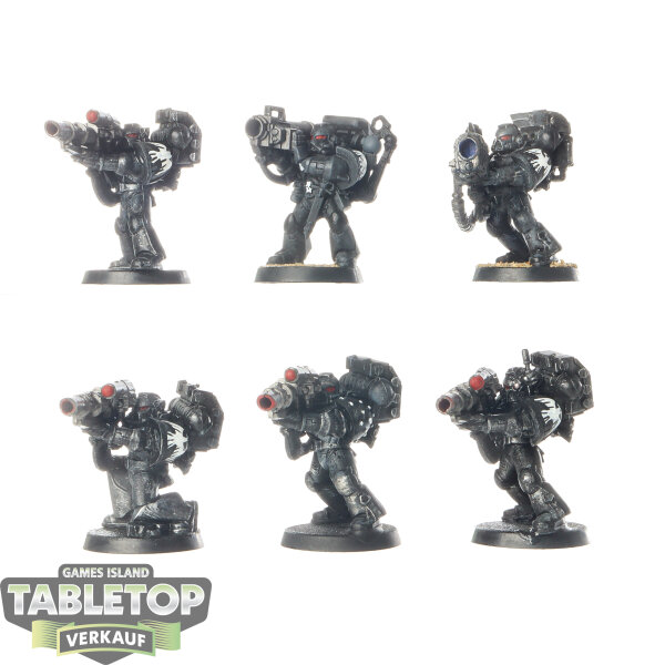 Raven Guard - 6 x Devastator Squad - bemalt