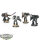Space Marines - 4x Assault Squad klassisch - teilweise bemalt