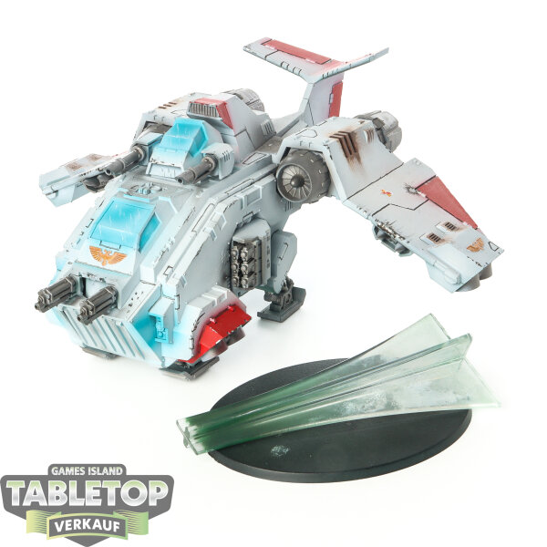 White Scars - Stormraven Gunship - bemalt