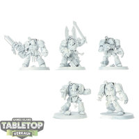 Dark Angels - 5x Deathwing Terminators klassisch - grundiert