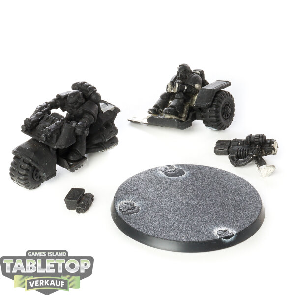 Space Marines - Attack Bike klassisch - grundiert