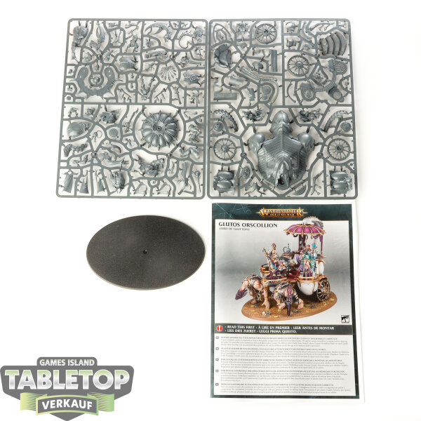 Hedonites of Slaanesh - Glutos Orscollion, Lord of Gluttony - im Gussrahmen