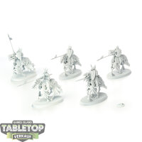 Soulblight Gravelords - 5 Black Knights - grundiert