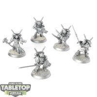 Grey Knights - 5x Grey Knights Interceptor Squad - grundiert