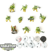 Orks - 10 Kommandos - teilweise bemalt