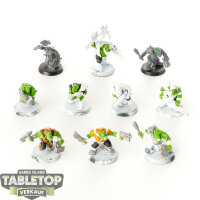 Orks - 10 Boyz - teilweise bemalt