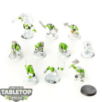 Orks - 10 Boyz - teilweise bemalt
