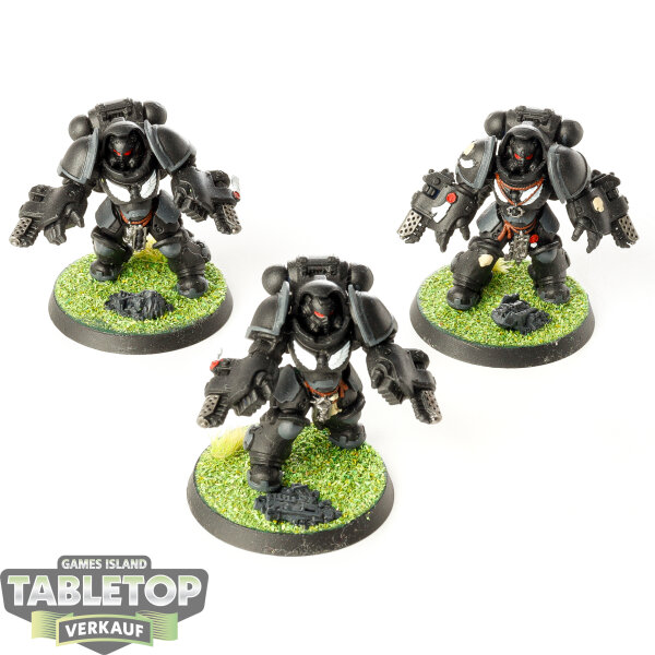 Space Marines - 3 Aggressor Squad - bemalt