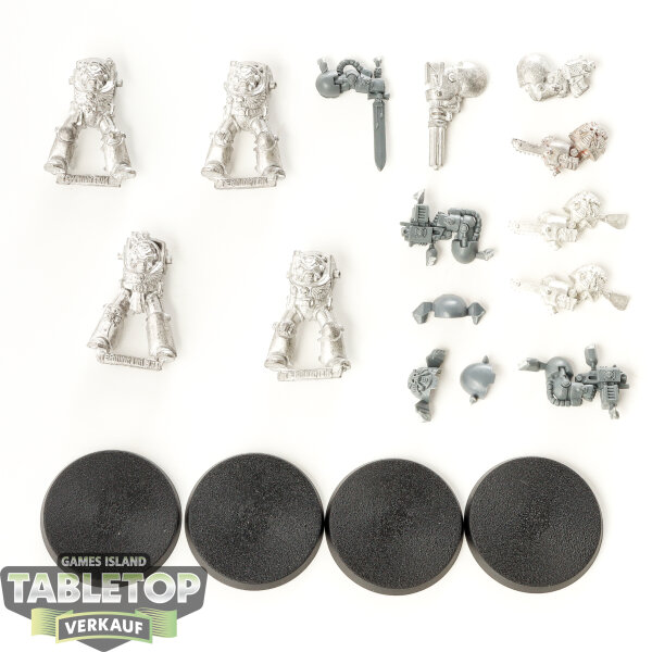 Space Marines - 4 Terminator Squad klassisch - unbemalt