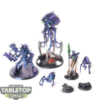 Necrons - 5x Necrons Royal Court - teilweise bemalt