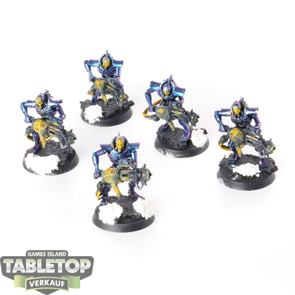 Necrons - 5x Immortals - bemalt