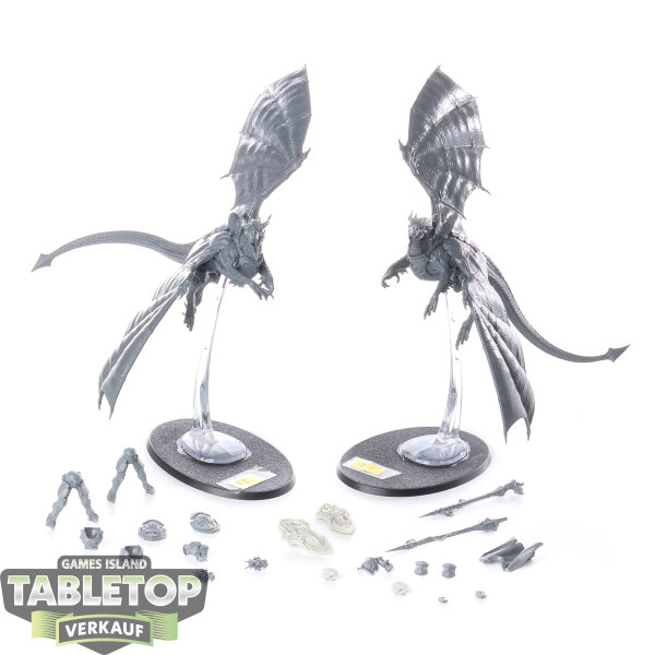 Stormcast Eternals - 2x Stormdrake Guard - teilweise gebaut