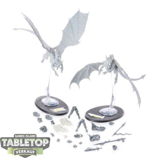 Stormcast Eternals - 2x Stormdrake Guard - teilweise gebaut