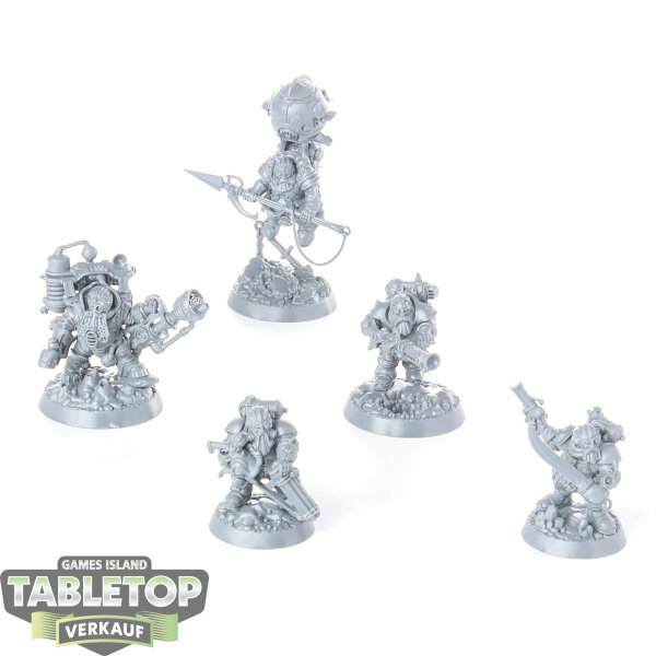 Kharadron Overlords - 5x Thundriks Profiteers - unbemalt