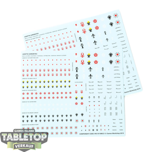 Adepta Sororitas - Transfer Sheets - Sonstiges