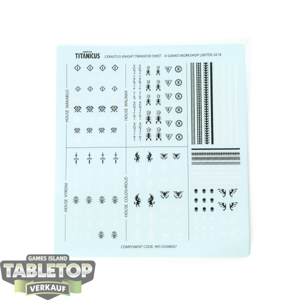 Legion Imperiales - Transfer Sheets - Sonstiges