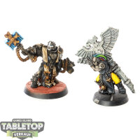 Black Templars - Chaplain Grimaldus & Retinue classic...