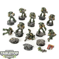 Space Marines - 10 Tactical Squad - bemalt
