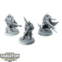 Astra Militarum - 3 Gaunts Ghosts - teilweise bemalt