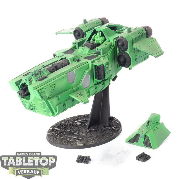 Space Wolves - Stormfang Gunship - teilweise bemalt