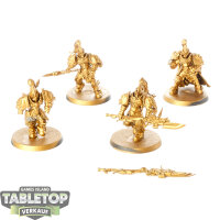 Adeptus Custodes - 4 Custodian Guard - grundiert
