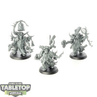 Death Guard - 3 Malignant Plaguecaster, Noxious...