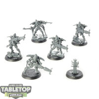 Aeldari - 5x Warp Spiders - teilweise bemalt