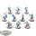 Chaos Space Marines - 10x Chaos Cultists - teilweise bemalt