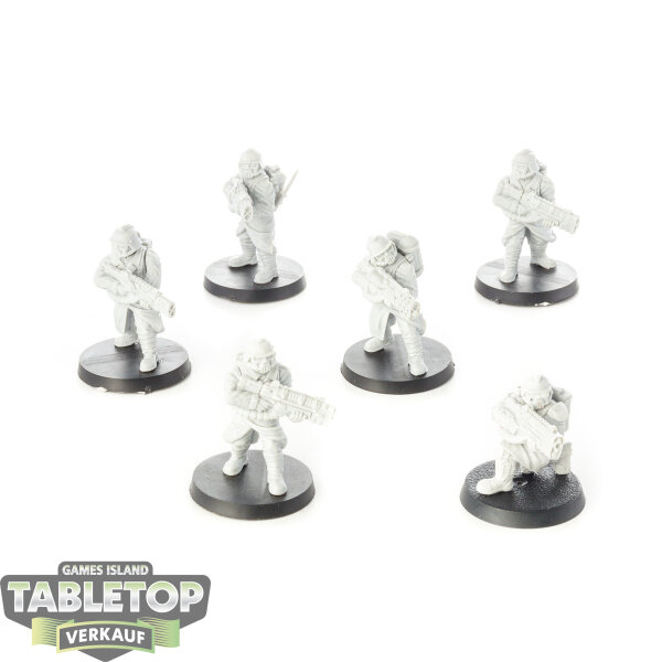 Miniaturen - 6x Regiments Custom Specialist Weapons Squad - unbemalt