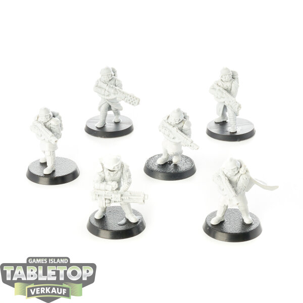 Miniaturen - 6x Regiments Custom Specialist Weapons Squad - unbemalt