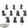 Chaos Space Marines - 10x Legionaries - bemalt