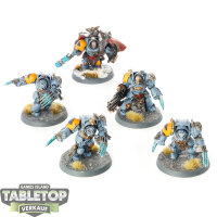 Space Wolves - 5x Terminators - bemalt