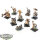 Dwarfen Mountain Holds - 9 Dwarf Warriors Klassisch/Classic - Battle for Skull Path - teilweise bemalt